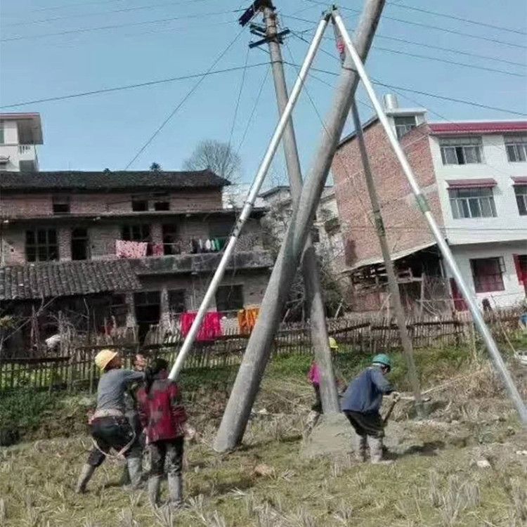 电线杆山地施工架线起杆机 120管式