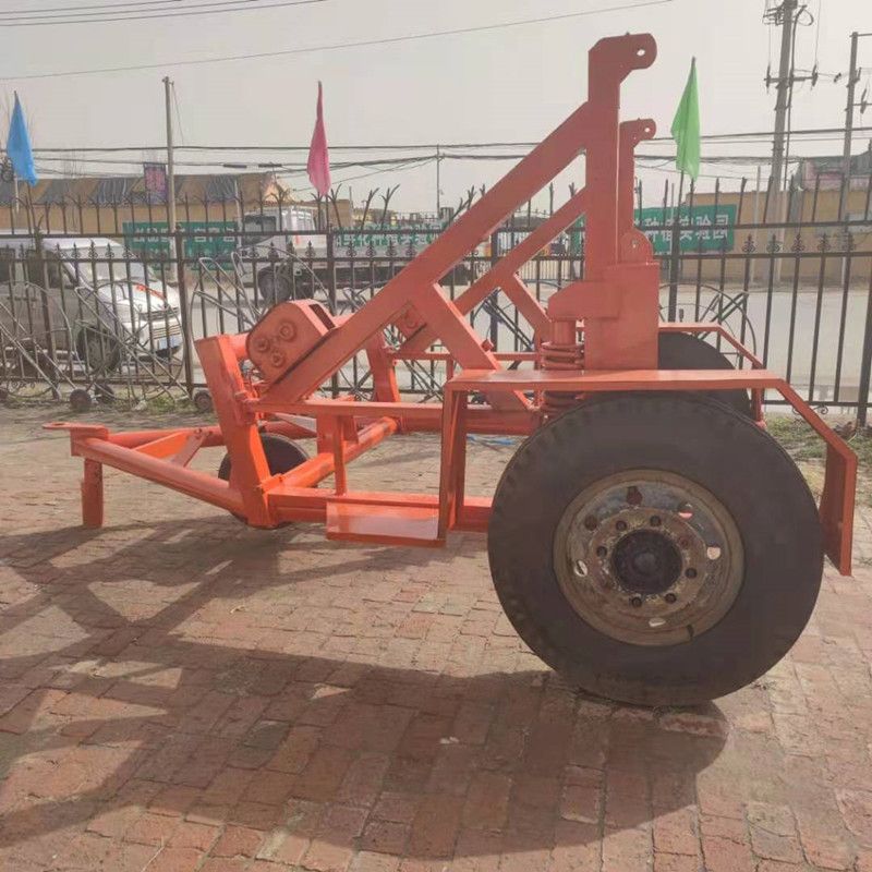 8吨机械式电缆炮车 10吨电缆放线车