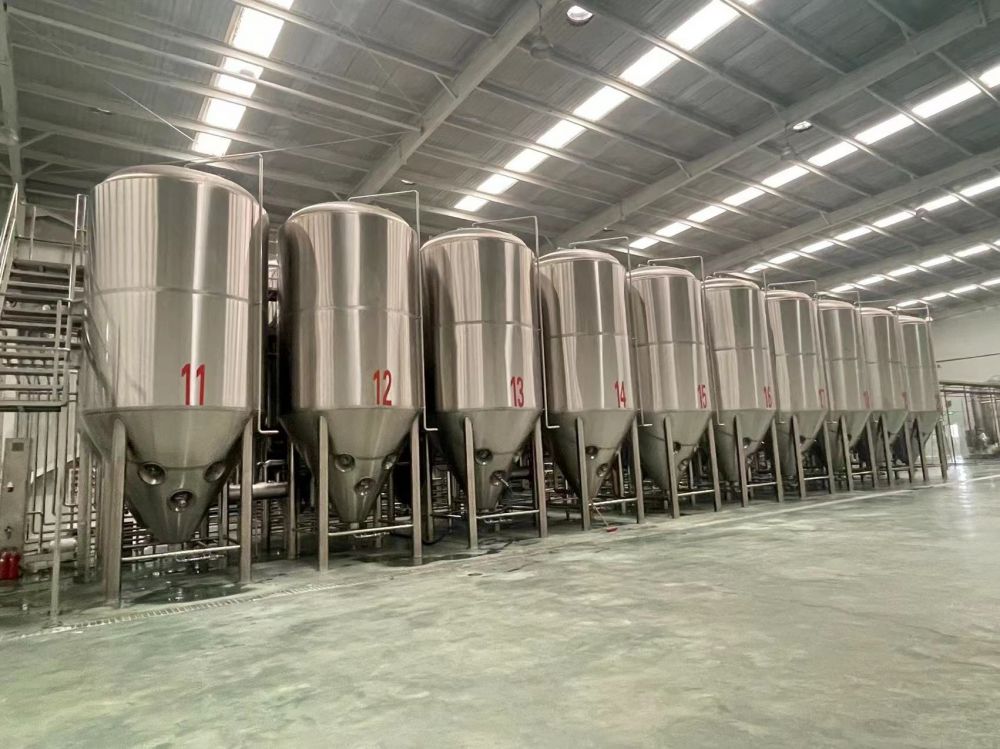 酒厂日产5吨的啤酒设备大型啤酒设备制作厂家