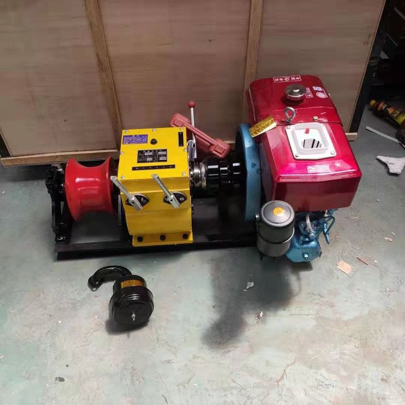 机动绞磨机3T5T8T线路施工柴油绞磨电力卷扬机